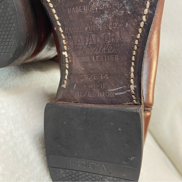 Justin size 6 1/2B Brown Leather Boots - Picture 13 of 14